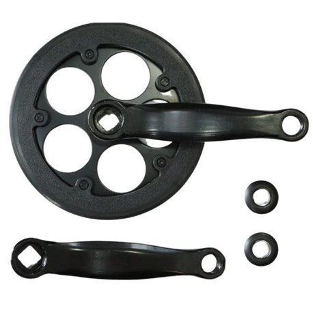 Шатун ST L127мм 32T під квадрат чорний HX HX-E-AM046 с Pl защитой