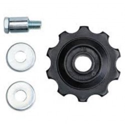 Ролик для заднього перемикача пластиковий 11 зубів чорний