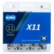 Цепь 11 ск. 118зв. silver/black KMC X11 с замком NEW BOX