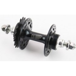 Втулка задняя FIX алюминиевая 14Gx36H с фиксированной передачей 16Т, резьба Flip-Flop, 2 пром-подшипники 6000 2RS, крепл. гайка,