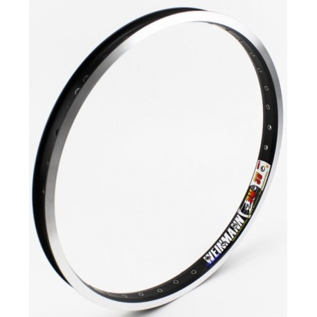 Обод 20" (406x24) BMX U-brake, пистонированный, 14Gх36H алюминиевый, чёрный DM30 WEINMANN