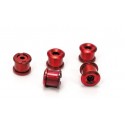 Бонки AL для шатунів висота 4,5 мм червоний (комплект 5 шт)