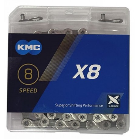 Цепь KMC X8 Тайвань! с замком цепи 116 звеньев