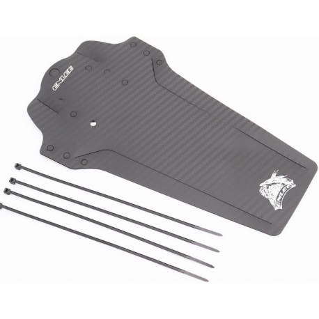 Крило поліпропіленове універсальне, кріпл. на стяжках, "карбон" ENLEE