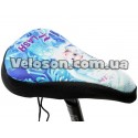 Накладка на дитяче сідло FROZEN із гелевим наповнювачем 200*150mm чорно-блакитна