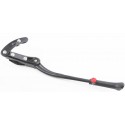 Подножка боковая задняя телескопическая для 26"- 29", с изменяемым углом крепления, алюминиевая, чёрная HS-020В Китай