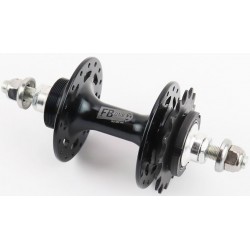 Втулка задня FIX алюмінієва 14Gx32H з фіксованою передачею 16Т, різьба Flip-Flop, 2 пром-підшипники 6000 2RS, кріпл. гайка, чорн