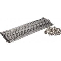 Спицы велосипедные Spelli SLE SS 280 мм нержавейка 14G с ниппелем за 10 шт.