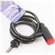 Замок противоугонный тросовый 1500х10мм под ключ, TY503 Tonyon