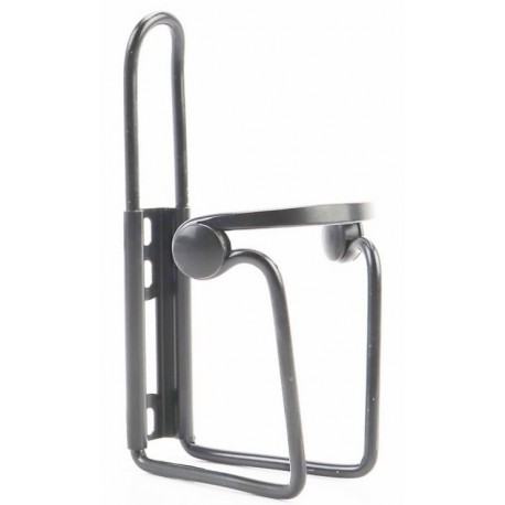 Флягодержатель алюминиевый с пластмассовыми вставками, крепл. на раму, черный Китай