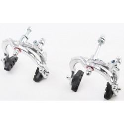 Тормоз "ШОССЕ" V-brake задний+передний алюминиевый, ход колодки 48-68мм, клещевого типа Китай