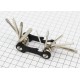 Мультитул KEN TECH KL-9834A черный+СР 10 функций: шестигранники, отвёртки, открывашка