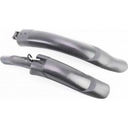 Крылья пластмассовые 24-26" MTB раздвижные, чёрные (В-класс) Китай