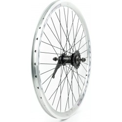 Колесо 24" заднє, обід "крапля" алюмінієвий, втулка ХВЗ черв'якова 14Gх36H, кріпл. гайка, "GRAVITY" Китай