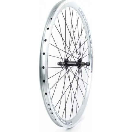 Колесо 24" переднє V-brake, обід "крапля" алюмінієвий, втулка 14Gх36H, кріпл. гайка, "GRAVITY" Китай