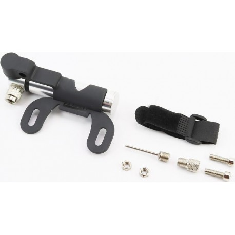 УЦЕНКА вело Насос (Mini) алюминиевый, серый (без шланга, см. фото)