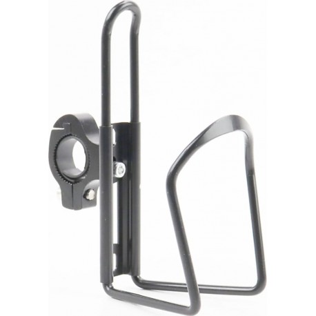 Флягодержатель алюминиевый, крепл. на руль, чёрный Китай