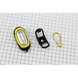 Ліхтар універсальний 3 діода, вологозахисний, чорно-жовтий LL-5658 (без батарейок) Китай