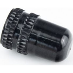 Колпачок ниппеля, алюминиевый, чёрный AV-08 Китай