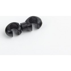 Фиксатор рубашек тросов, чёрный Китай