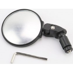 Зеркало круглое, регулируемое, чёрное Китай