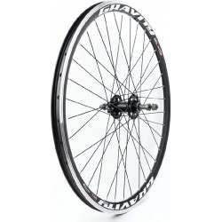 Колесо 26" заднє Disk-brake, обід "крапля" алюмінієвий, втулка 14Gx36H, під вільнобіг, кріпл. гайка, "GRAVITY" Китай