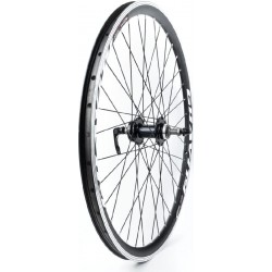 Колесо 26" заднє Disk-brake, обід "крапля" та втулка 14Gx36H алюмінієві, пром-підшипники 6200 2RS, під вільнобіг, кріпл. ексцент