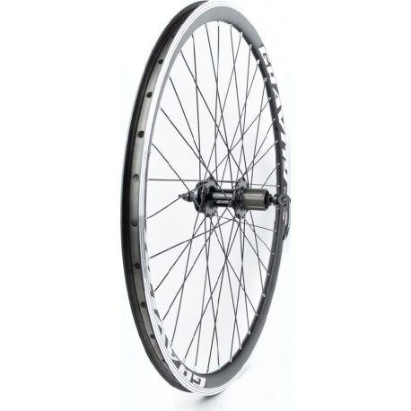 Колесо 27,5" заднє Disk-brake, обід "крапля" та втулка Neco (MS37R) 14Gx36H алюмінієві, під касету 8-9зв, кріпл. ексцентрик, "GR