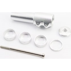 УЦІНКА вело Подовжувач штока вилки 1-1/8” (28,6 мм)х115мм, алюмінієвий, сірий (без болтів) Китай