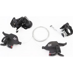 Комплект перемикання (групсет) 3x8 швидкостей, чорні A3 L-TWOO