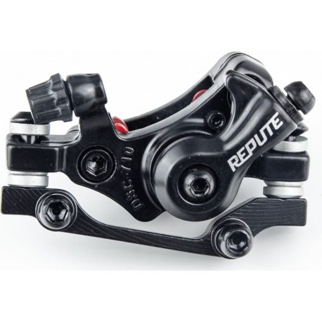 Тормозной суппорт передний (F160/R140мм), чёрный DSC-710F Repute