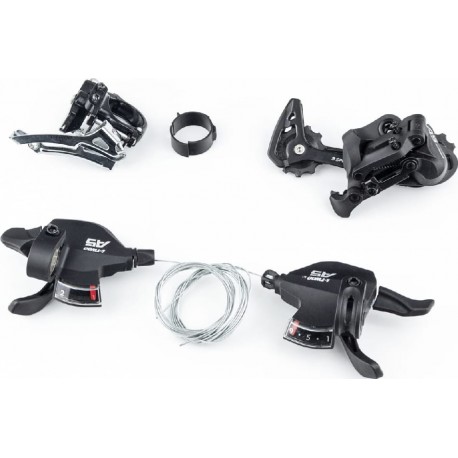 Комплект перемикання (групсет) 2x9 швидкостей, чорні A5 L-TWOO