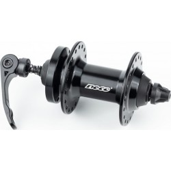 Втулка передня MTB алюмінієва 14Gx36H, Disk-brake, кріпл. ексцентрик, чорна MS37F Neco