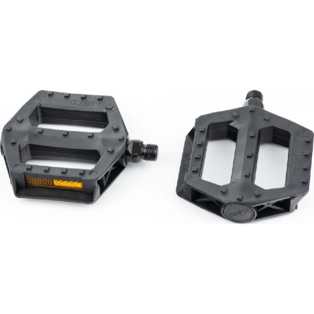 Педалі CHILD 9/16" (110x100x26мм) пластикові, чорні WP-401 Neco