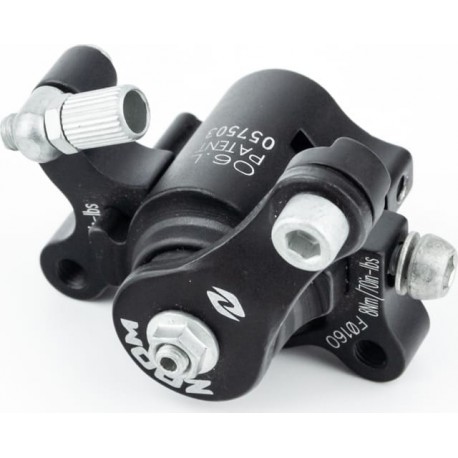 Тормозной суппорт передний (F160мм), чёрный ZOOM