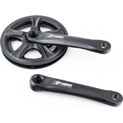 Шатуны "квадрат" 170мм, 36T (3/32") CITY, алюминиевые, чёрные PRO-Q36P PROWHEEL