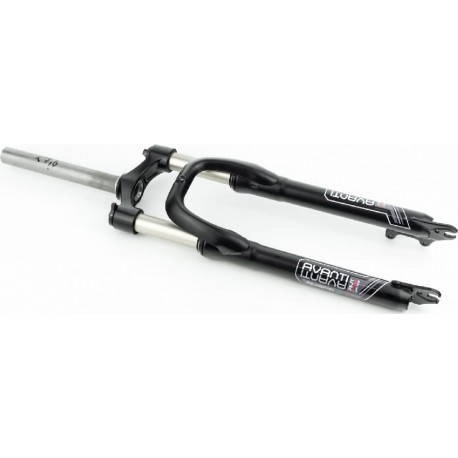 Вилка 27,5 "амортизаційна, без різьби 1-1/8" (28,6мм), шток 210мм, з ходом 100мм, Disk-brake, M Lockout, чорна ES-246- MLO AVANT