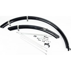 Крила пластмасові 28" MTB довгі, чорні H-N12C Китай