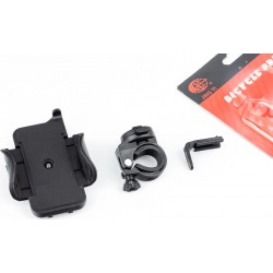 Держатель телефона на руль, регулируемый, чёрный JY-530 JING YI