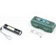 Фонарь 1 LED+COB 300 lumen ручной, алюминиевый, Li-ion 3.7V 450mAh зарядка от USB чёрный BL-510 Китай