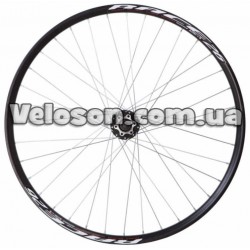 Колесо задн. VLT  24" под диск. обод  двуст.  AL 36H ED  Втулка ST SHUNFENG SF-H25R под трещотку  черн.