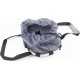 Кошик передній (сумка), кріпл. швидкознімне на кермо, сірий Китай (409968)