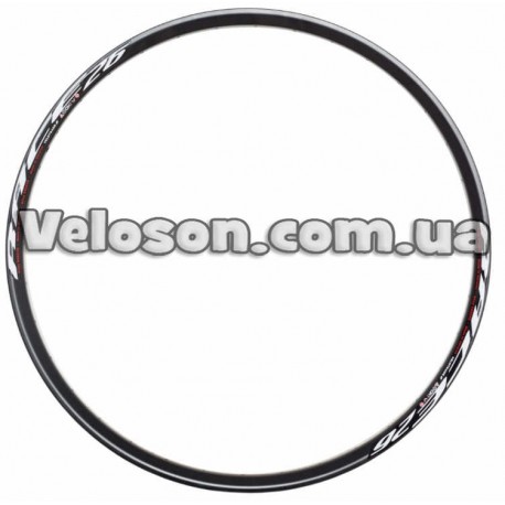 Обод 27.5" AL 32H двуст. GA18 под диск. черн.