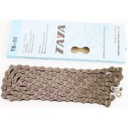 Цепь приводная 1/2х3/32х116L на 6/7скоростей, коричневая TB-50 TAYA