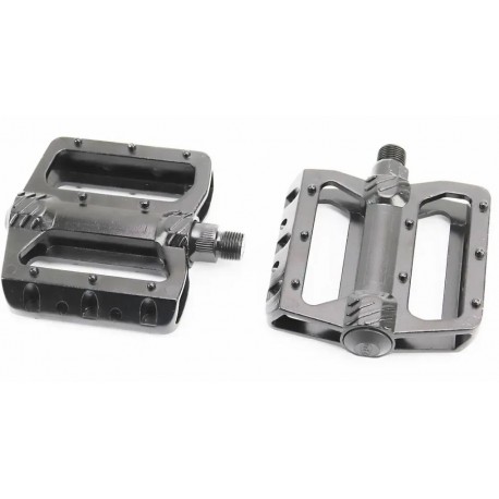 Педали MTB широкие 9/16" (97x95x24mm) алюминиевые, чёрные NWL-468 FPD