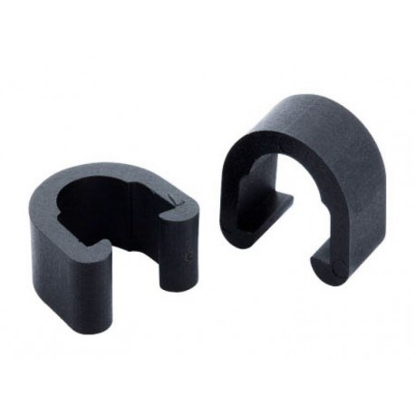 Крепление гидролинии к раме пластмассовое черное за 1 шт !!