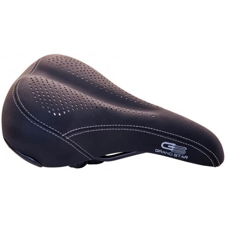 Сидіння MTB 250x170мм, чорне GS-509 Grand Star