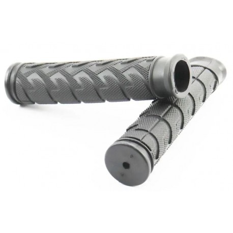 Рукоятки руля 120мм к-кт, черные FL-424 Китай