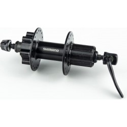 Втулка задня MTB алюмінієва 14Gx36H під касету 8-10зв, Disk-brake, кріпл. ексцентрик, чорна FH-TX506 SHIMANO