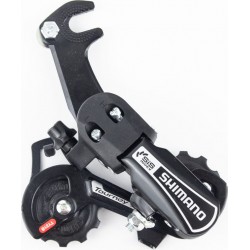 Перемикач ланцюга задній 6зв. кріпл. гачок, чорний Tourney RD-TY 21SS (велосипед CHILD 18-20") SHIMANO